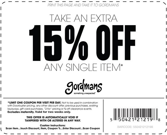 Gordmans Coupons