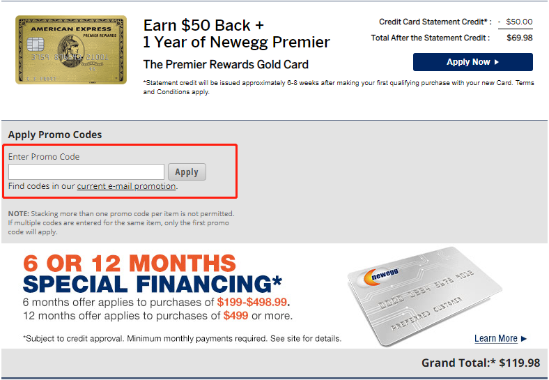 NewEgg Coupons 01