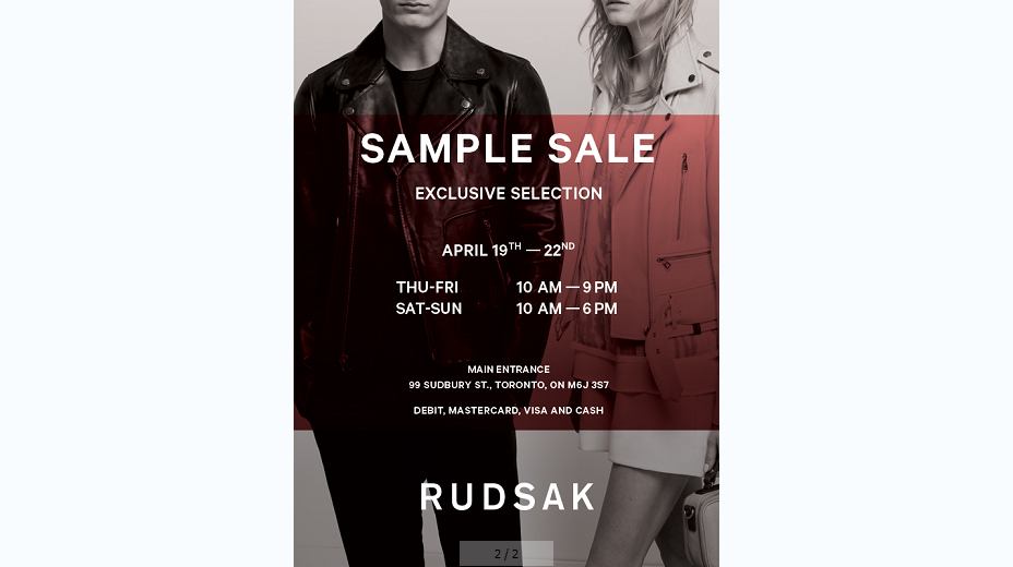 Rudsak Coupons